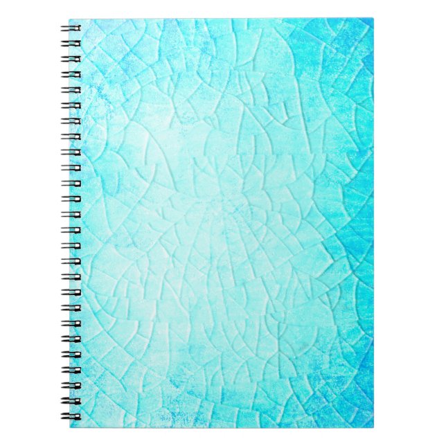 Carnet Turquoise de l'étang congelé (Devant)