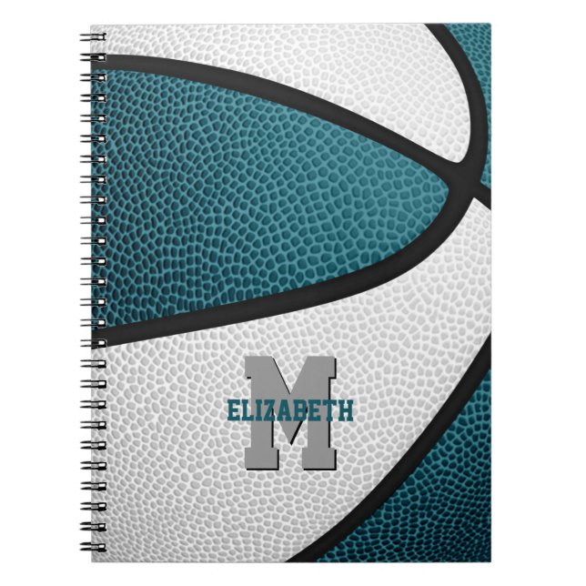Carnet turquoise équipe blanche couleurs filles garçons b (Devant)