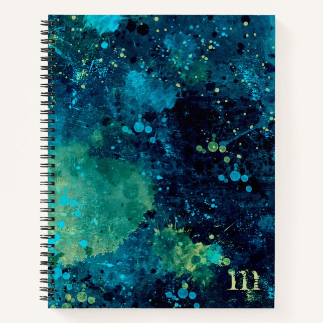 Carnet Turquoise et Yellow (Devant)