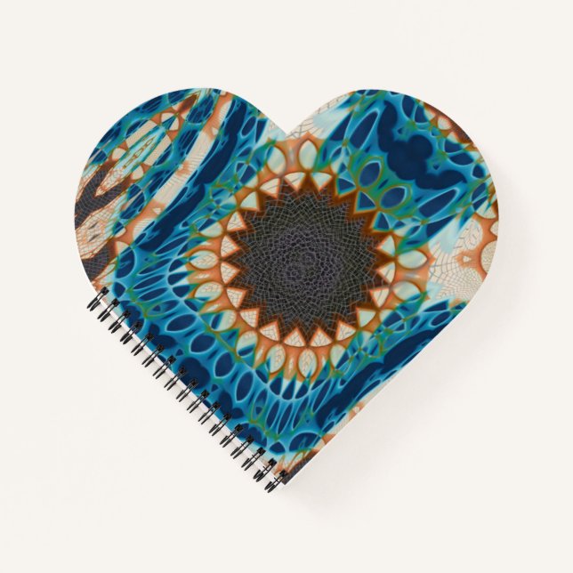 Carnet Turquoise Gold Sun Southwestern Art (Devant)