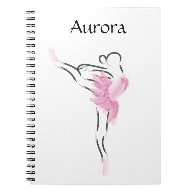 Carnet Tutu Love Aurora (Devant)