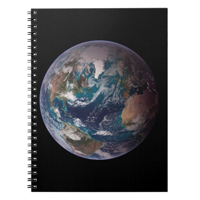 Carnet Twin Blue Marbles - Ouest - Planète Terre (Devant)