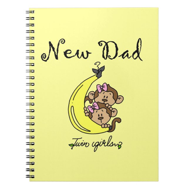 Carnet Twin Girls New Papa Cadfts (Devant)