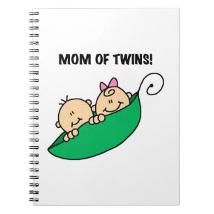 Carnet Twins Maman - Pois dans les cadeaux de pod