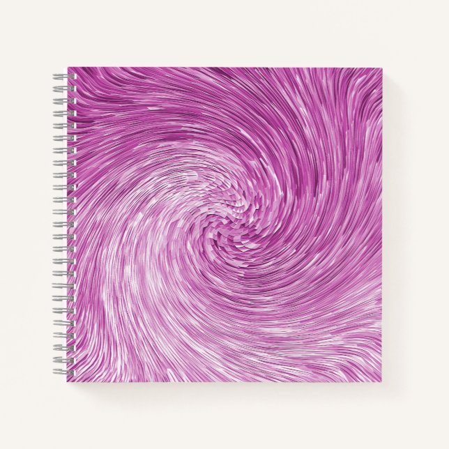 Carnet Twirl rose...... (Devant)