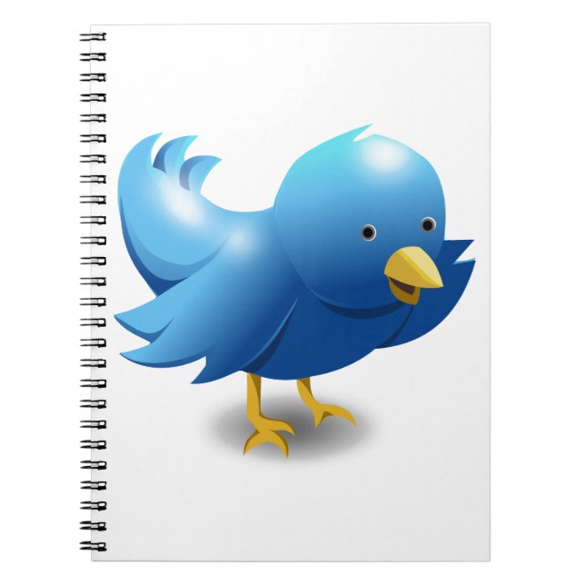 Carnet Twitter bird logo (Devant)