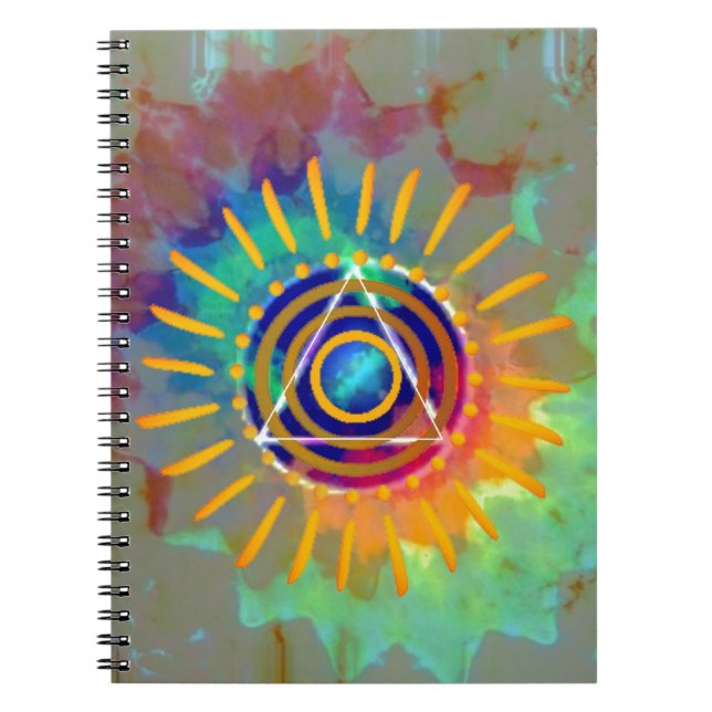 Carnet Tyedye spirituel (Devant)