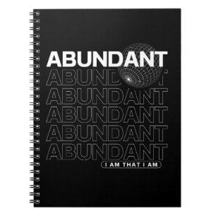 Carnet Typographie d'affirmation abondante
