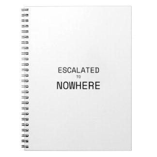 Carnet Typographie Sarcasique Intensifiée Jusqu'à Nulle P