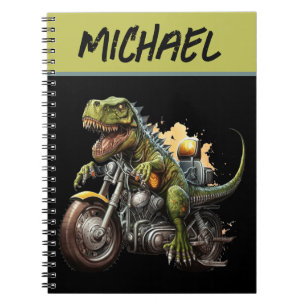 Carnet Tyrannosaurus Rex Dinosaur Monter une moto