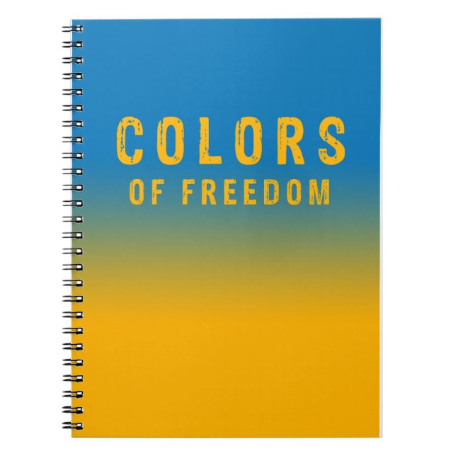 Carnet Ukraine, couleurs de la liberté (Devant)