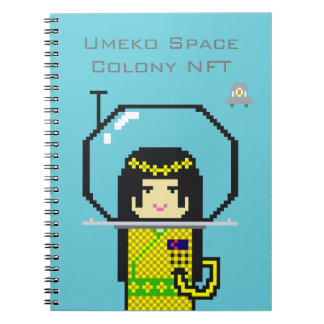 Carnet Umeko Space Colony NFT #35 Haname notebook ノートブック