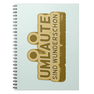 Carnet Umlaute sind wunderschön Geman