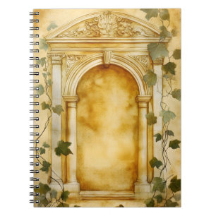 Carnet Un arc de pierre orné dans un style antique,