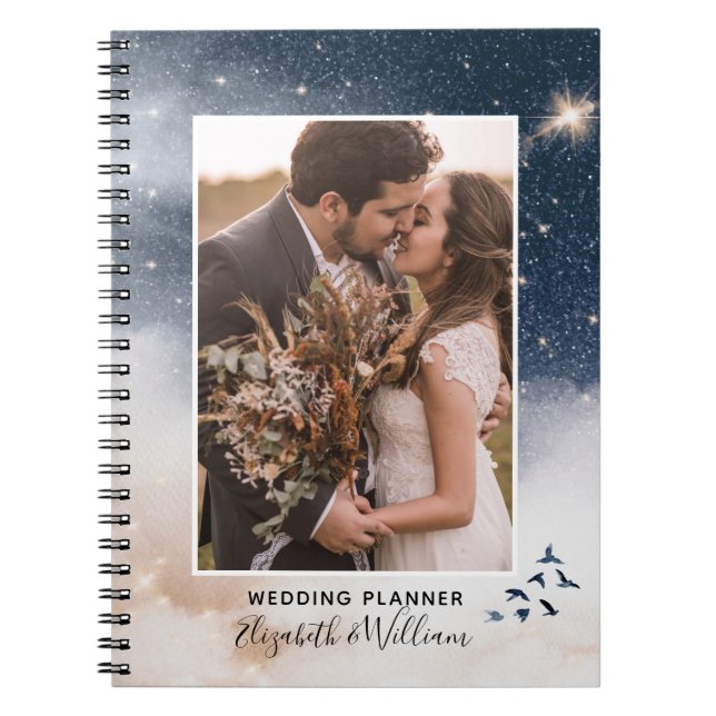 Carnet Un Arrière - plan Galaxy photo Inspirant Mariage (Devant)