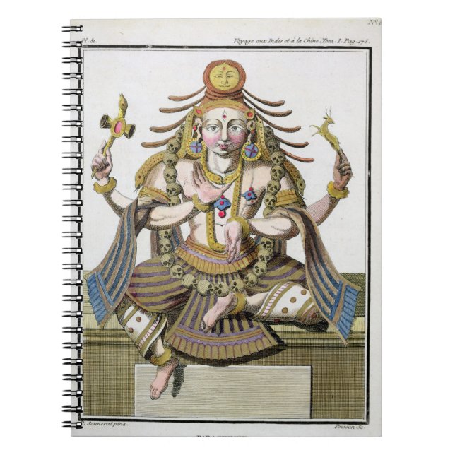 Carnet Un aspect de Shiva, de 'voyage Indes aux. et d'une (Devant)