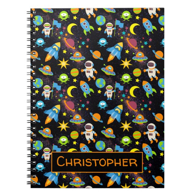 Carnet Un astronaute de l'espace extra-atmosphérique aux  (Devant)