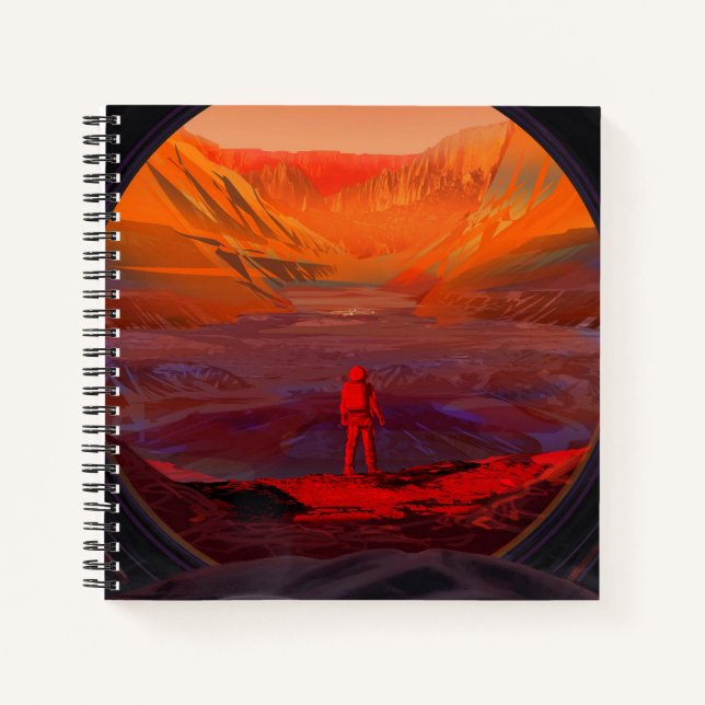 Carnet Un Astronaute Sur Mars (Devant)