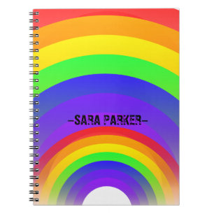 Carnet Un beau planificateur couleur arc-en-ciel