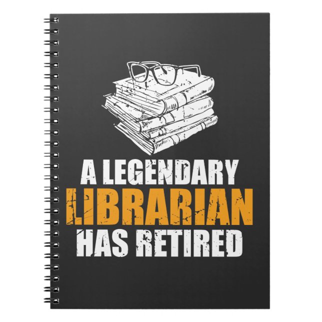 Carnet Un bibliothécaire légendaire a retiré la retraite (Devant)