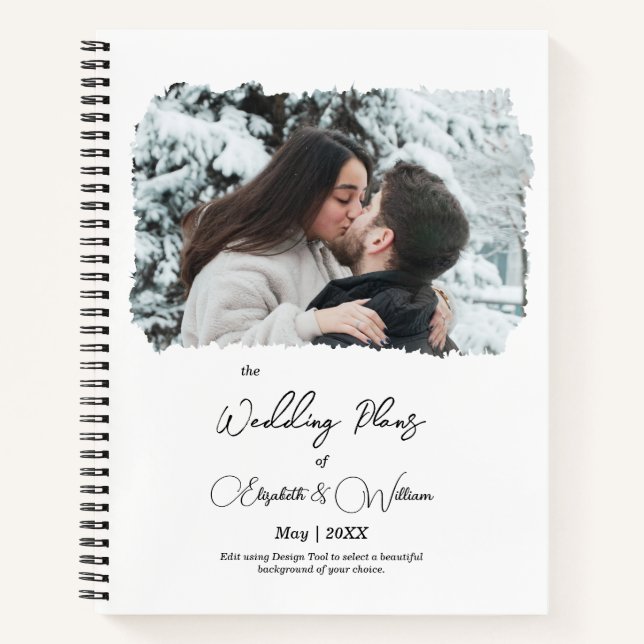 Carnet Un cadre de superposition photo Love Couple Plans  (Devant)