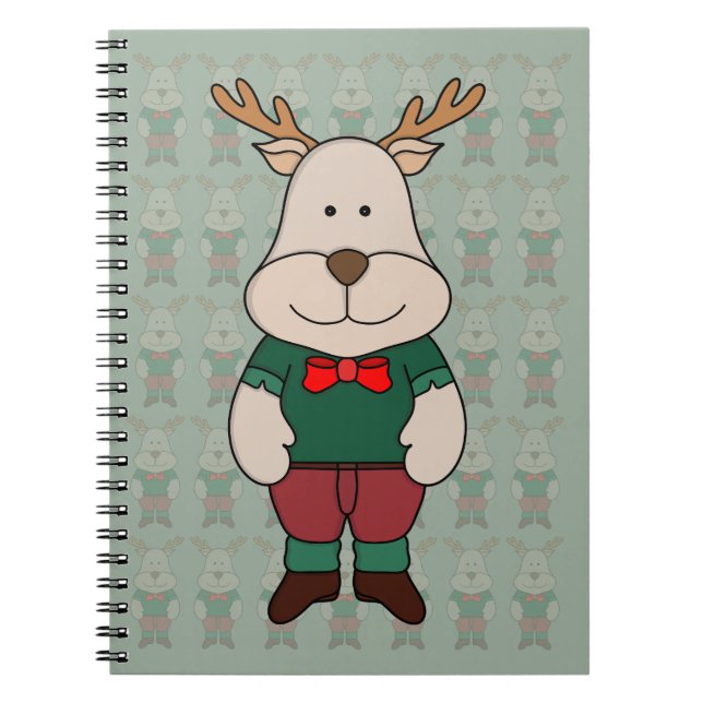 Carnet Un cerf mignon (Devant)