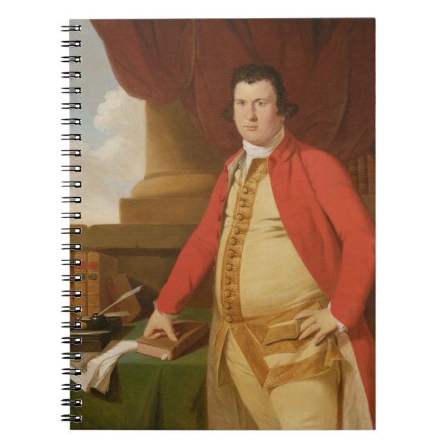 Carnet Un homme inconnu, c.1764-69 (huile sur la toile) (Devant)