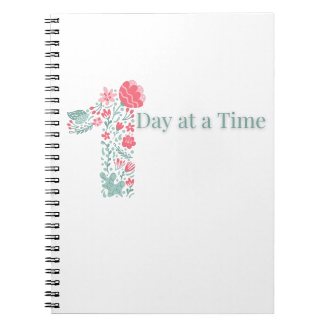Carnet Un jour à la fois Floral Daily Posifts (Devant)