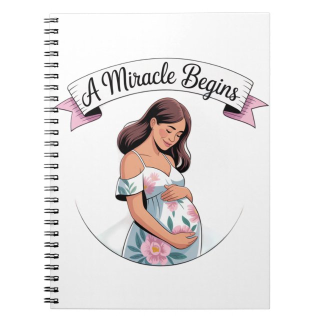 Carnet Un miracle commence grossesse  (Devant)