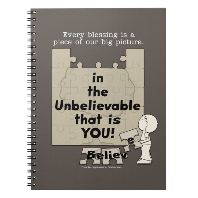 Carnet Un morceau de la grande image (Devant)