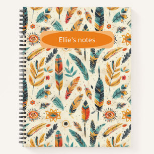 Carnet Un motif d'inspiration bohème clair