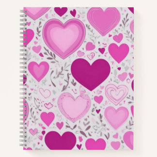Carnet Un motif rose doux et charmant