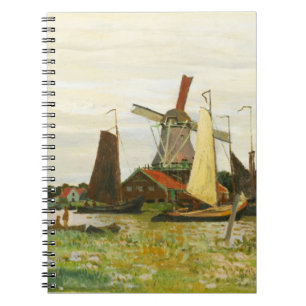 Carnet Un moulin à vent à Zaandam Claude Monet