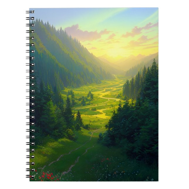 Carnet Un paradis de verdure pittoresque (Devant)