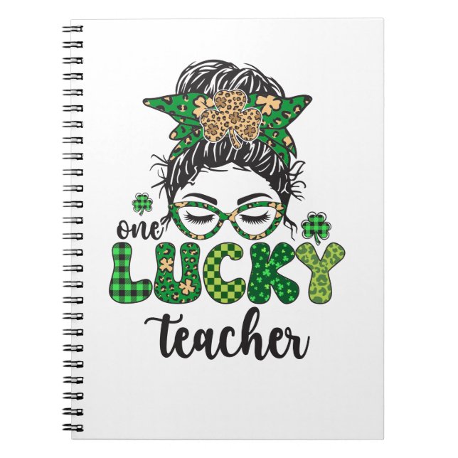 Carnet Un professeur chanceux - Saint-Patrick  (Devant)