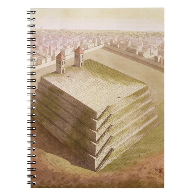 Carnet Un Teocalli au Mexique (gravure de couleur) (Devant)