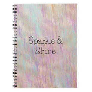 Carnet Un très Unicorne Étincelle Glitzy Gold Pink Noël