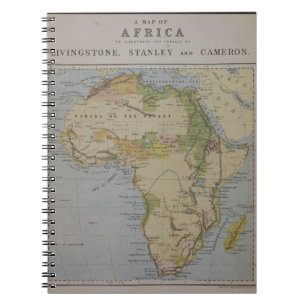 Carnet Une carte de l'Afrique pour illustrer les voyages