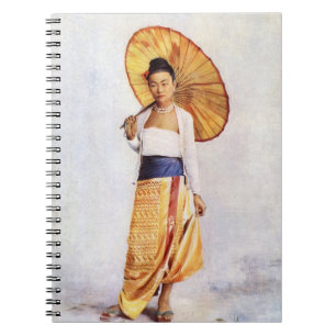 Carnet Une dame birmane