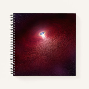 Carnet Une Étoile De Neutron Avec Un Disque De Poussière