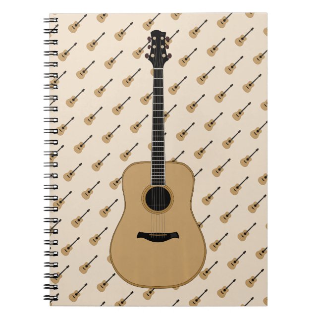 Carnet Une jolie guitare (Devant)