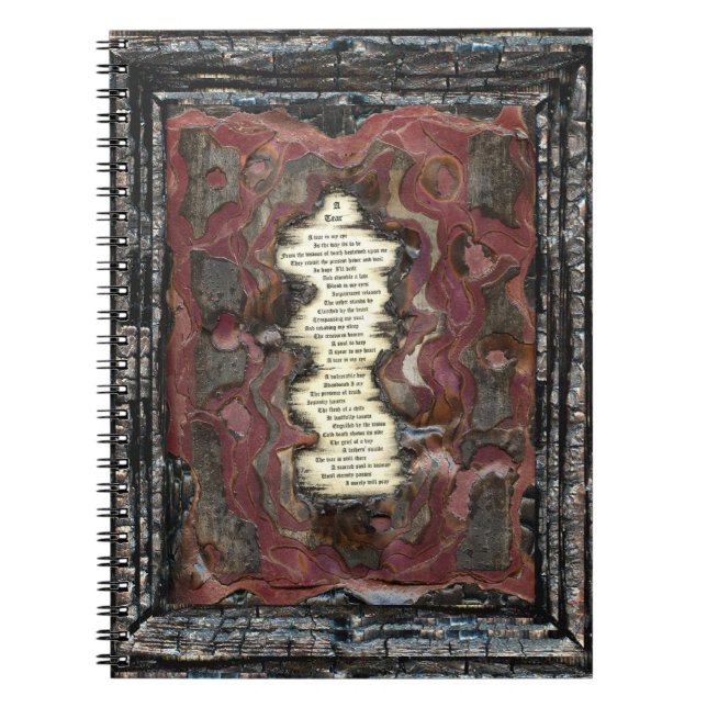 Carnet Une larme (Devant)