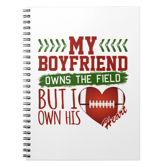 Carnet Une Petite Amie De Football Mon Petit Amie Possède (Devant)