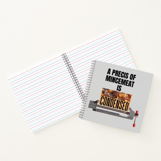 Carnet Une précision de mincemeat est condensée (Intérieur)