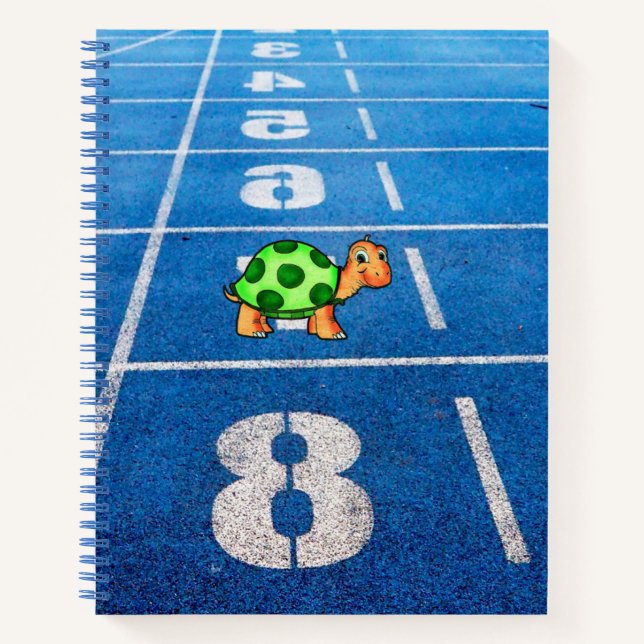 Carnet Une tortue en marathon (Devant)