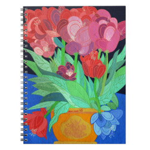 Carnet Une tulipe bleue