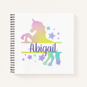 Carnet Unicorn customisé