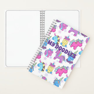 CARNET UNICORN DOODLE SKETCH BOOK