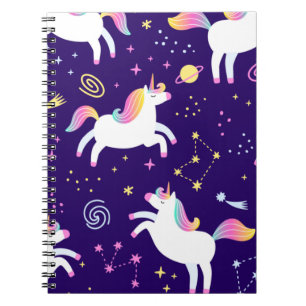 Carnet Unicorn Fan Club pattern 