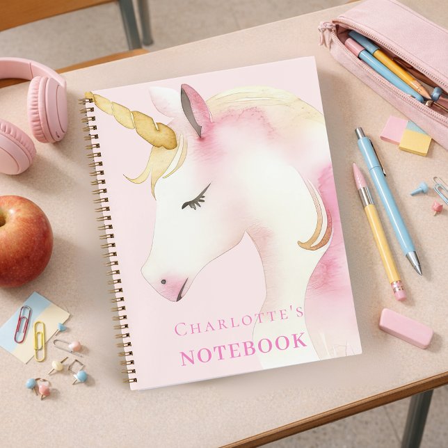 Carnet Unicorn rose fille (Créateur téléchargé)